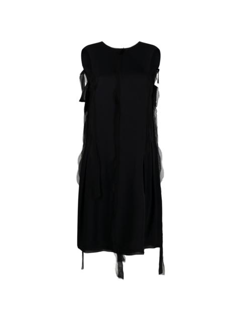 Maison Margiela panel appliqué sleeveless dress