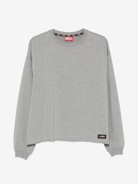Diesel Patricia logo-patch crew-neck sweatshirt