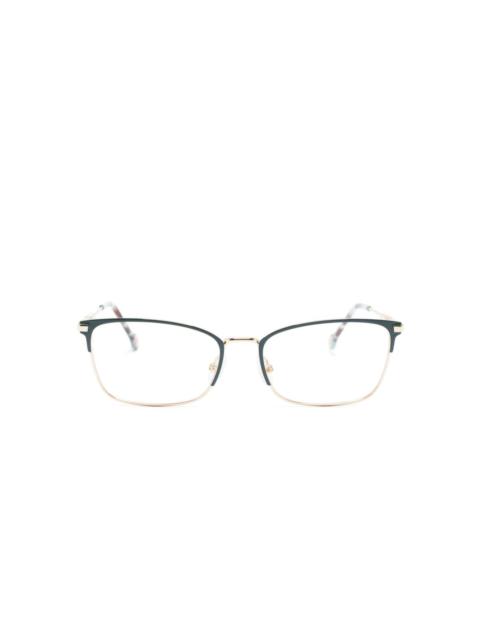 CAROLINA HERRERA logo-plaque square-frame glasses