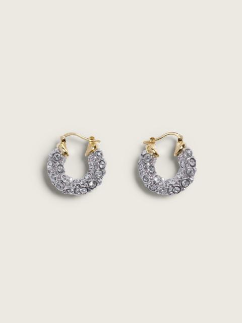 Simone Rocha Rhinestone Hoop Earrings