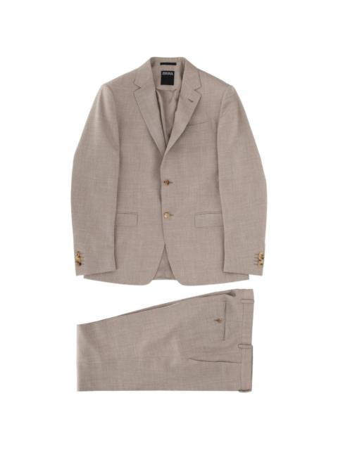 ZEGNA mélange-effect suit