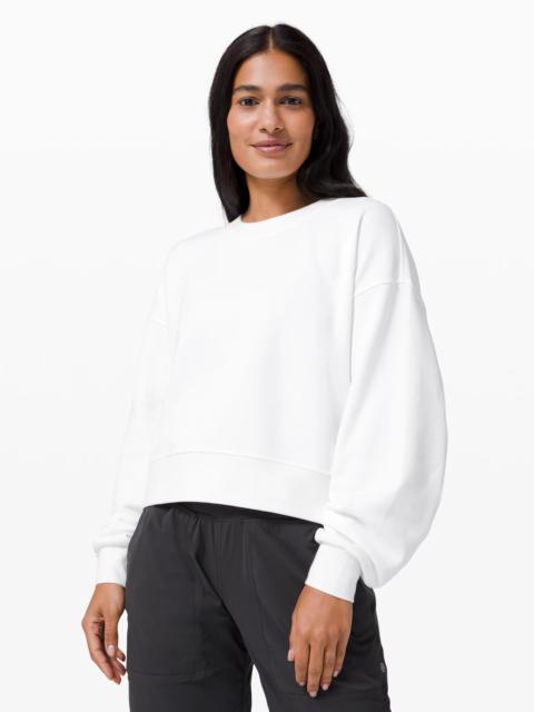 lululemon Perfectly Oversized Cropped Crew *French Terry