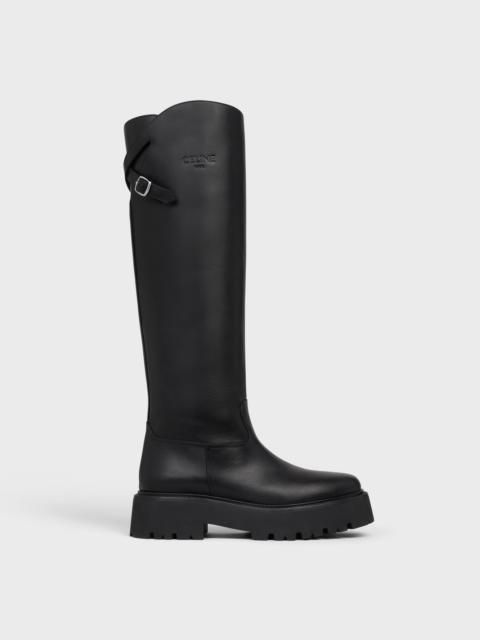 CELINE Celine bulky buckled high boot in Calfskin
