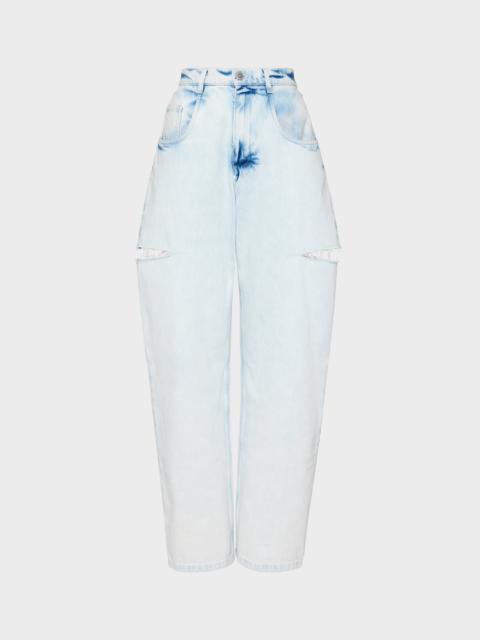 Maison Margiela Bleached Cut-out Jeans