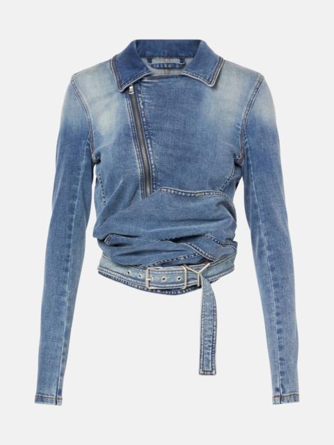 Y/Project 포장 denim 재킷