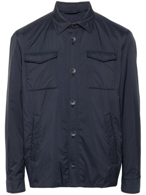 Herno logo-plaque jacket