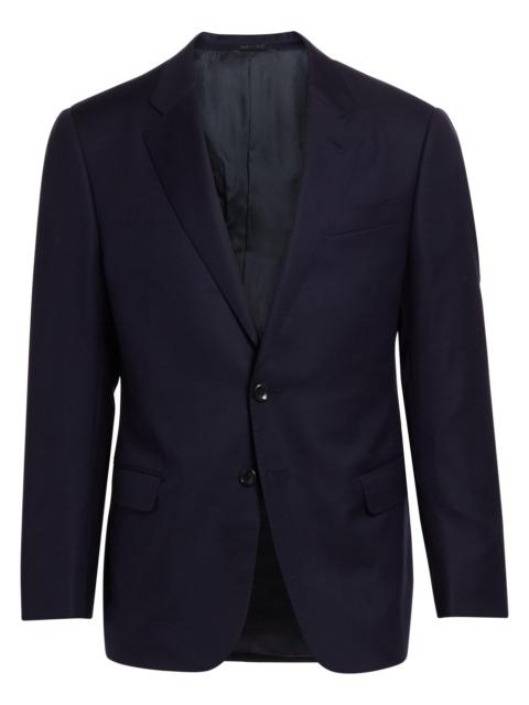 GIORGIO ARMANI Men's Solid Single-Breasted Blazer - Navy