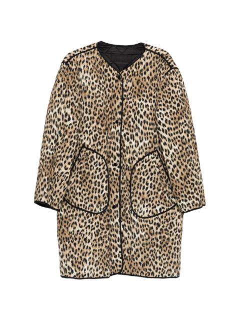 N°21 leopard-print coat