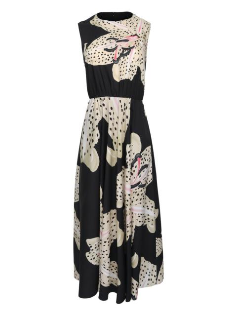 GIAMBATTISTA VALLI floral midi dress