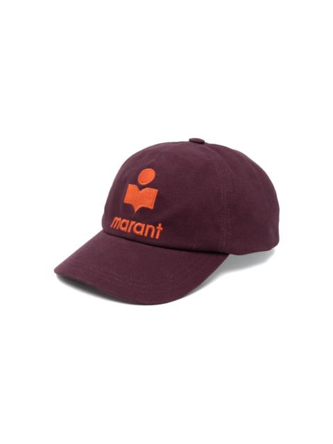 embroidered-logo cotton cap