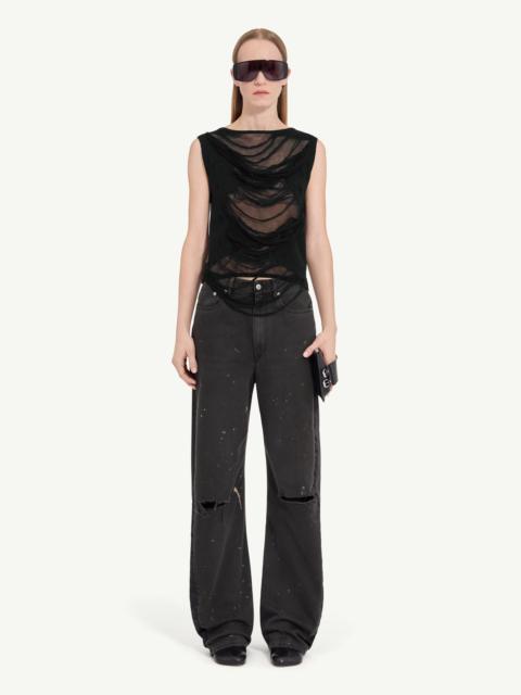 MM6 Maison Margiela Distressed Top