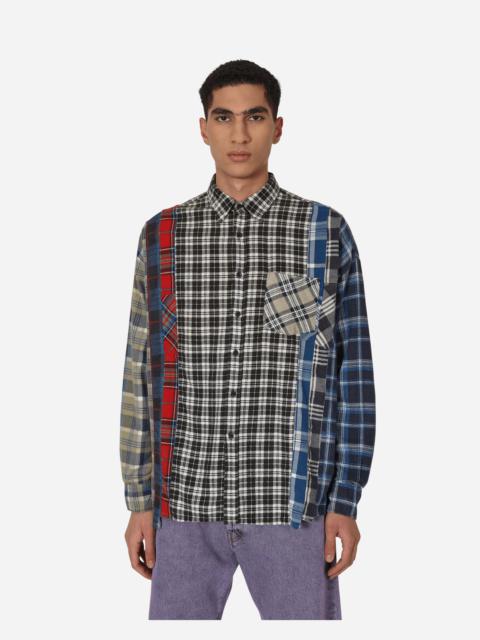 NEEDLES 7 Cuts Wide Flannel Shirt Multicolor