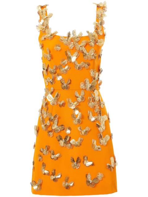 CAROLINA HERRERA butterfly-embellished mini dress