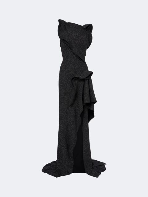 MATICEVSKI Flashpoint ruffled asymmetric gown