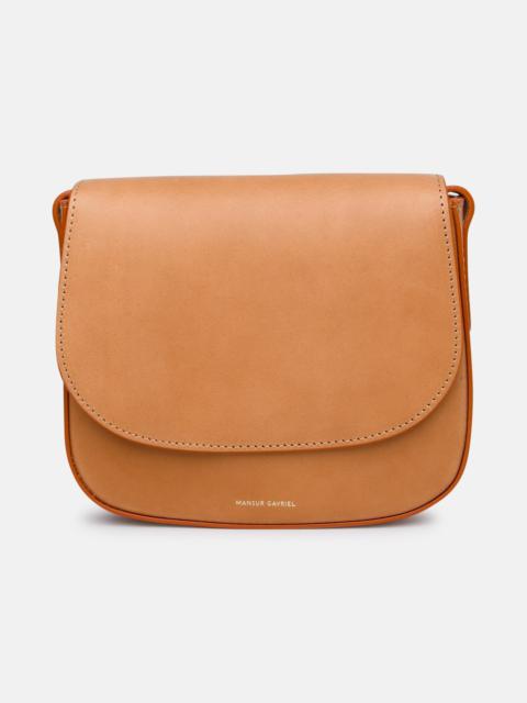 'CLASSIC' MINI CAMEL VEGETABLE TANNED LEATHER BAG
