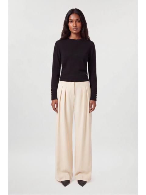 KAREN MILLEN Forever Viscose Blend Knitted Long Sleeve Crew Neck Jumper