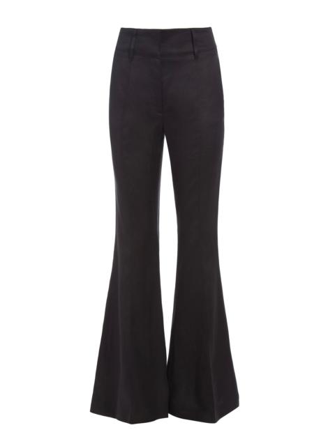 GABRIELA HEARST Rhein Pant in Black Textured Linen