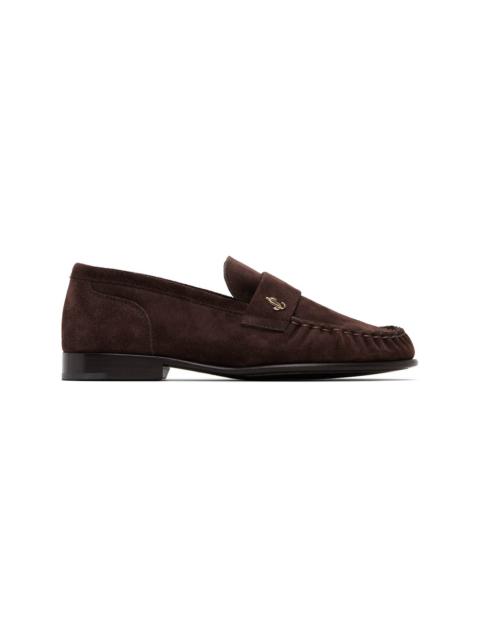 JIMMY CHOO Brown Ellis Loafers