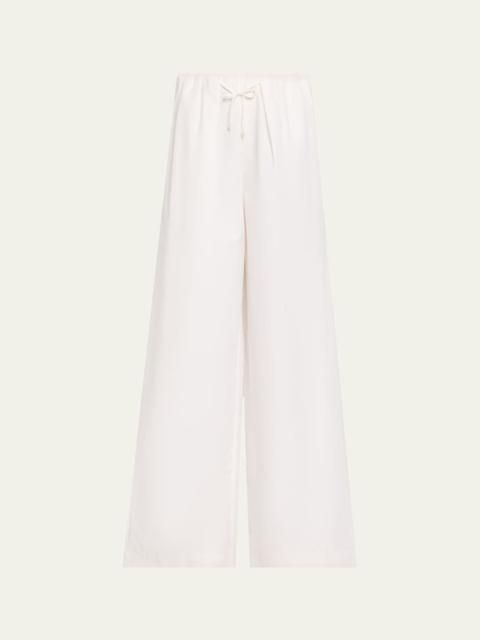 SIMKHAI Rhea Wide-Leg Cotton Pants