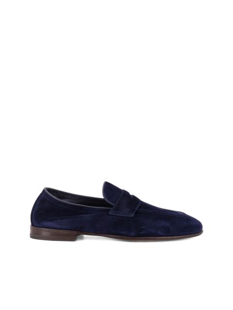 Brunello Cucinelli embossed-stitching loafers
