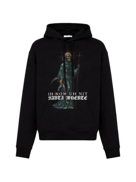 ih nom uh nit graphic hooded sweatshirt