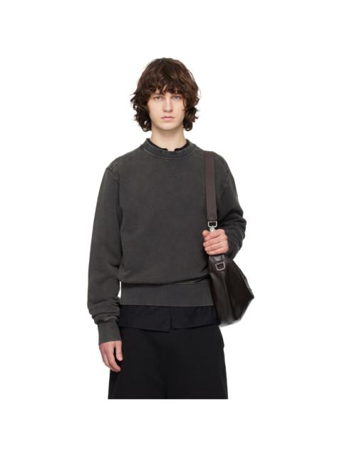entire studios Black Pod Crew Sweatshirt