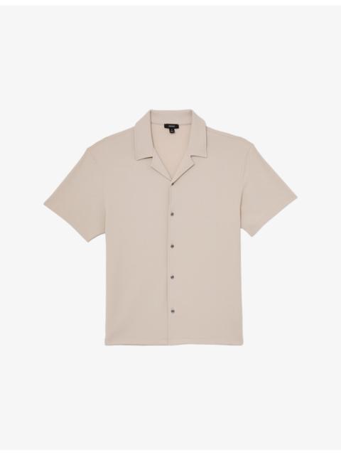 REISS Cedric Textured Stretch-Woven Shirt
