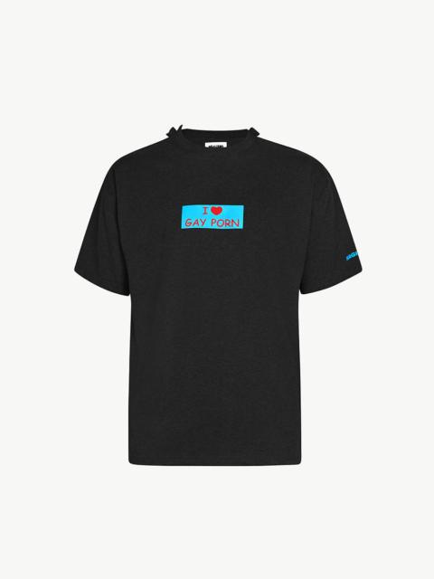 MAGLIANO I Love Gay Porn Tee Black - Magliano