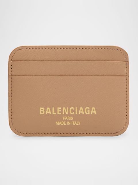 BALENCIAGA Cash 2.0 Leather Card Holder