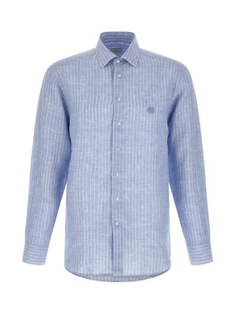 Etro Striped linen shirt