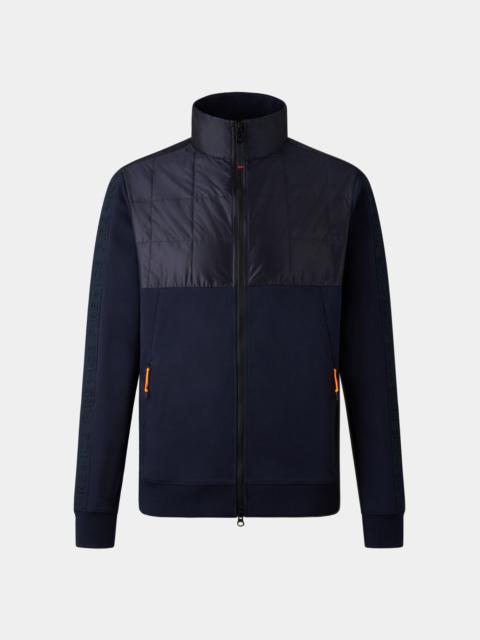 BOGNER Beppo Hybrid sweatshirt jacket in Dark blue