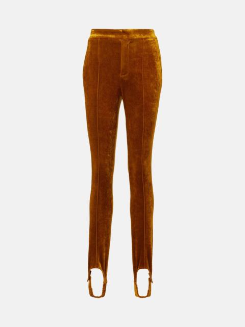 Chloé Velvet stirrup pants