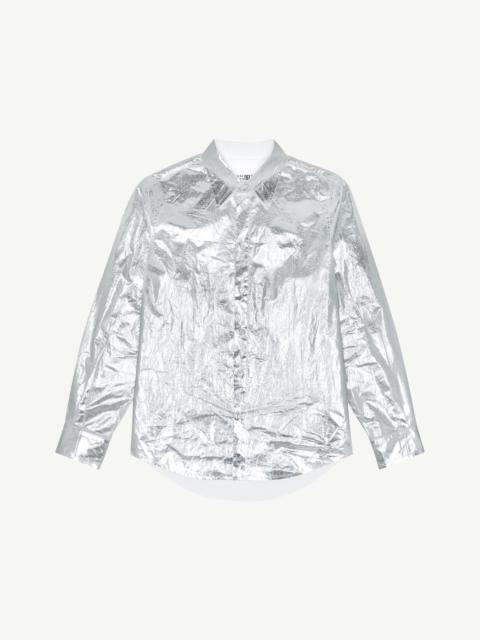 MM6 Maison Margiela Foiled shirt