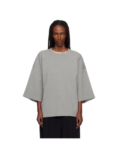 Fear of God Gray Milano Knit T-shirt