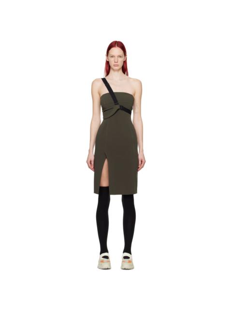 SSENSE Exclusive Khaki Cinch Bag Dress