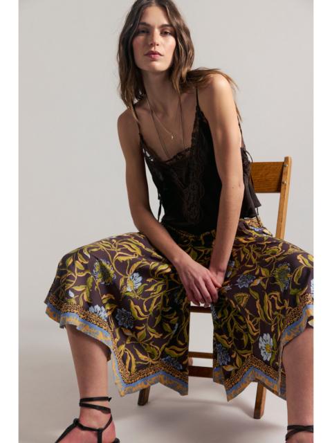 FREE PEOPLE Sweet Reaction Pull-On Wide-Leg Crop Pants