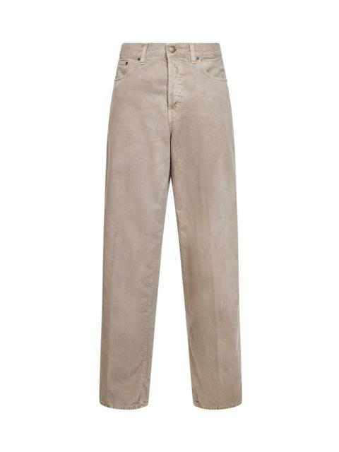 HAIKURE Beige cotton and linen denim Bethany boyfriend jeans