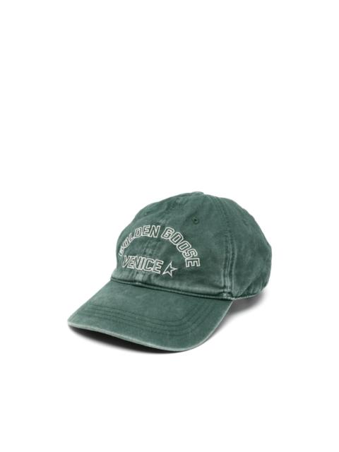 Golden Goose logo-embroidered star-patch baseball cap