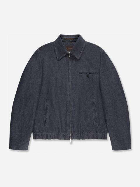 SLOWEAR Stretch cotton and linen Primo bomber jacket