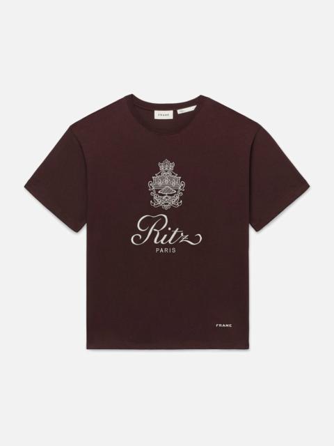 FRAME Ritz Men's Tee in Bordeaux