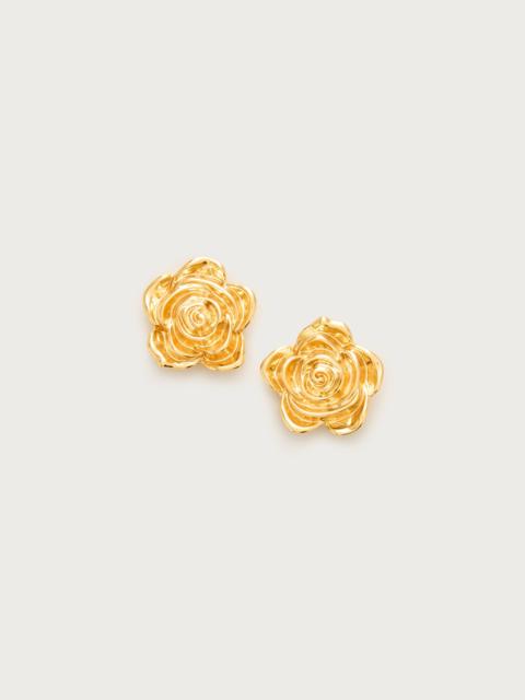 J.CREW Rose stud earrings