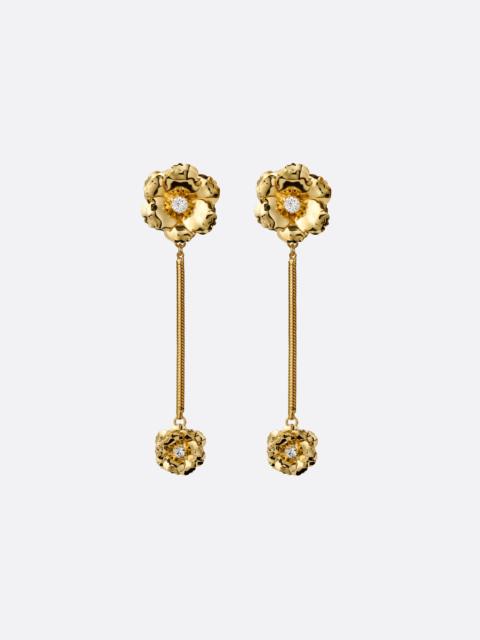 Alessandra Rich FLORAL DROP EARRINGS