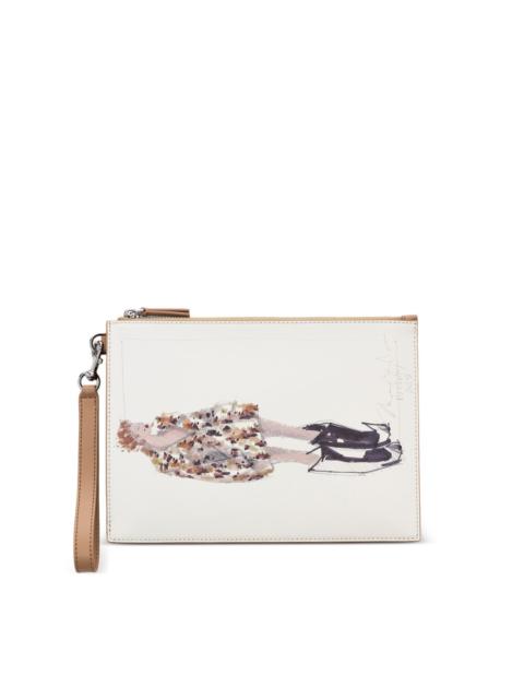 Marc Jacobs sketch wristlet