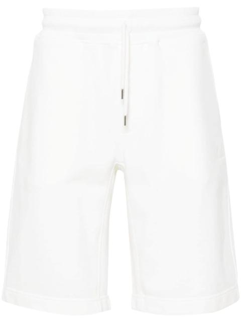 logo-embroidered cotton track shorts