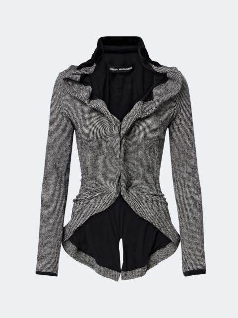 Junya Watanabe Houndstooth wool-blend jacket