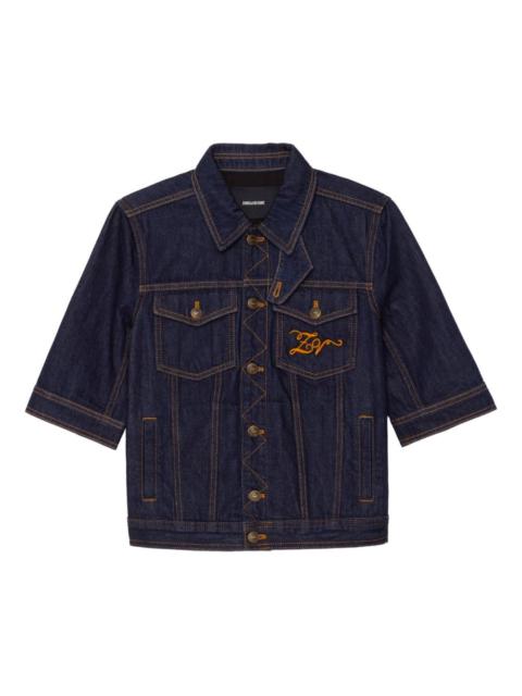Zadig & Voltaire Kyo short-sleeve buttoned jacket