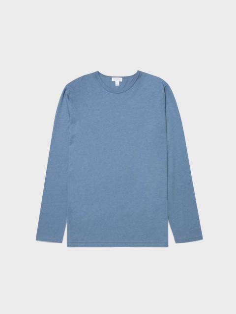 Sunspel Cotton Modal Lounge Long Sleeve T‑shirt