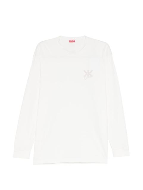 KENZO Double-K embroidered long-sleeve T-shirt