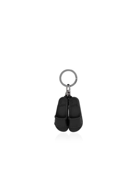 Christian Louboutin Loubipool Keyring BLACK/GUN METAL