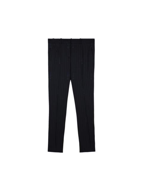 Versace Wool Blend Trousers 'Blue'